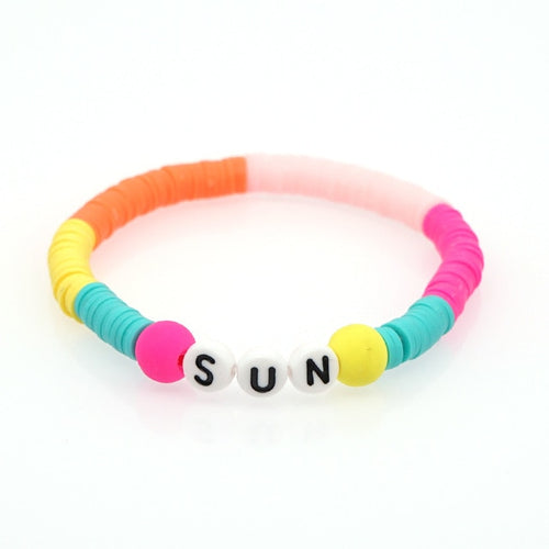 Pulseira Cores de Verão - Sun (So) - REF1518 - PIME.pt